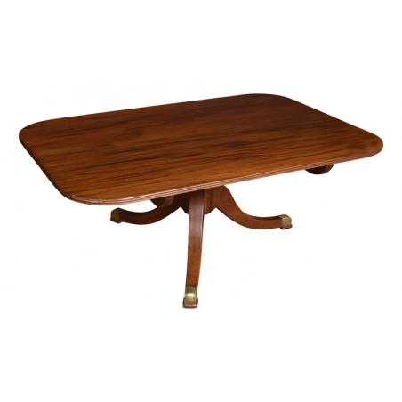 Living Room Furniture Coffee Table - Mahogany - Brown