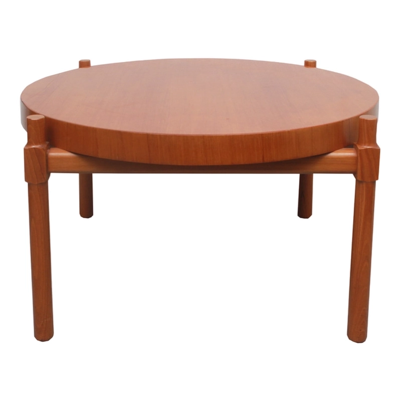 Living Room Furniture Coffee Table - Teak - Brown