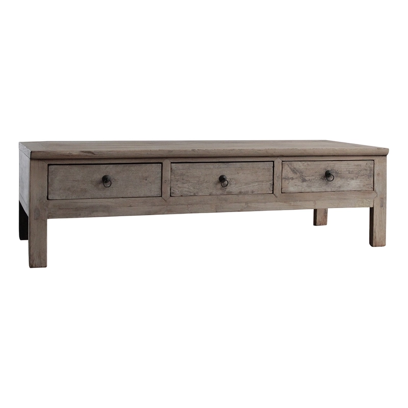 Living Room Furniture Coffee Table - Teak - Beige Living Room Furniture Coffee Table - Teak - Beige