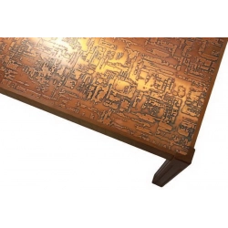 Mulyoharjo Rappestad Coffee Table in Copper Furniture Supplier