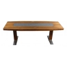 Living Room Furniture Coffee Table - Rosewood - Tan