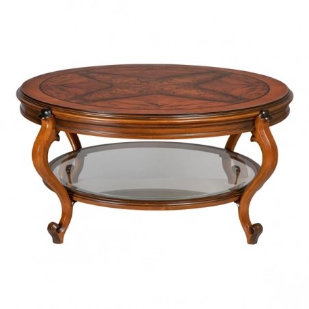 Living Room Furniture Coffee Table - Walnut - Brown