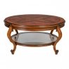 Living Room Furniture Coffee Table - Walnut - Brown