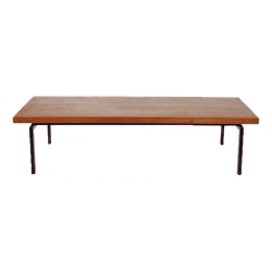 Living Room Furniture Coffee Table - Teak - Brown