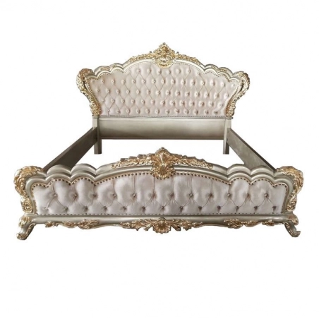 Luxury Rococo style classic bed Furniture Mulyoharjo