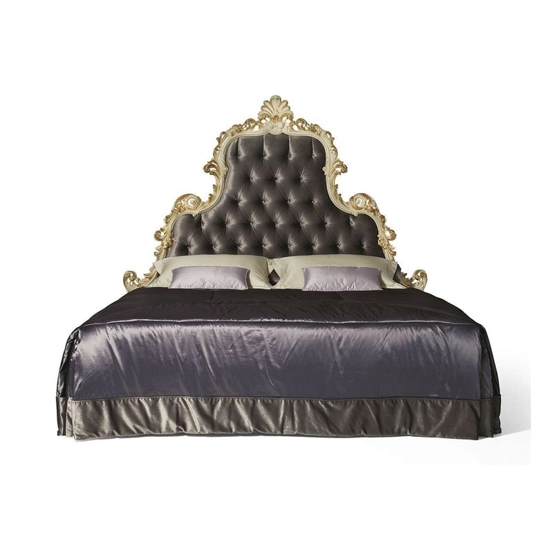 Minimalist wooden classic bed Furniture Manufacturer