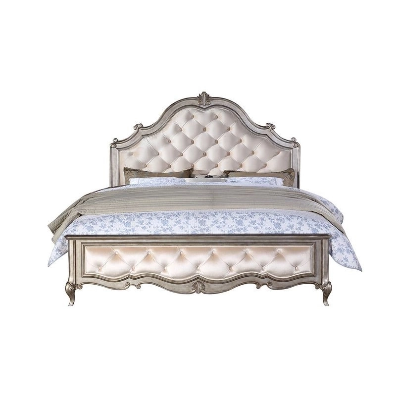 Painted French classic bed Furniture White-Labeled Painted French classic bed Furniture White-Labeled