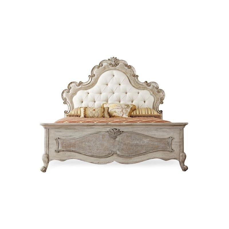 French-style painted classic bed Furniture Indonesia