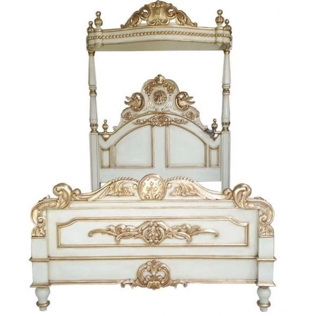 Rustic classic bed Furniture White-Labeled