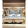 Rococo carved classic bed from Jepara Furniture White-Labeled