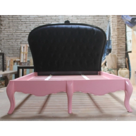Mahogany wood classic bed Furniture Export