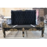 Luxury Rococo style classic bed Furniture White-Labeled