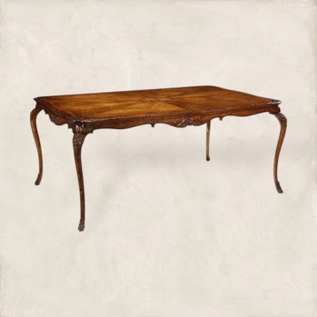 Antique Reproduction Dining Table 665 for Kitchen and Dining Room - Mulyoharjo Furniture Supplier
