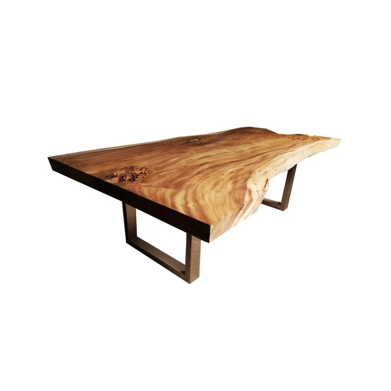 Suar Slab Dining Table 735 by Mulyoharjo Furniture Supplier Suar Slab Dining Table 735 by Mulyoharjo Furniture Supplier