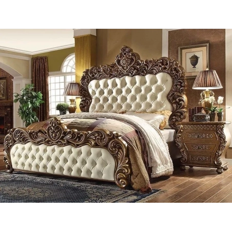 King-size classic bed Furniture Jepara