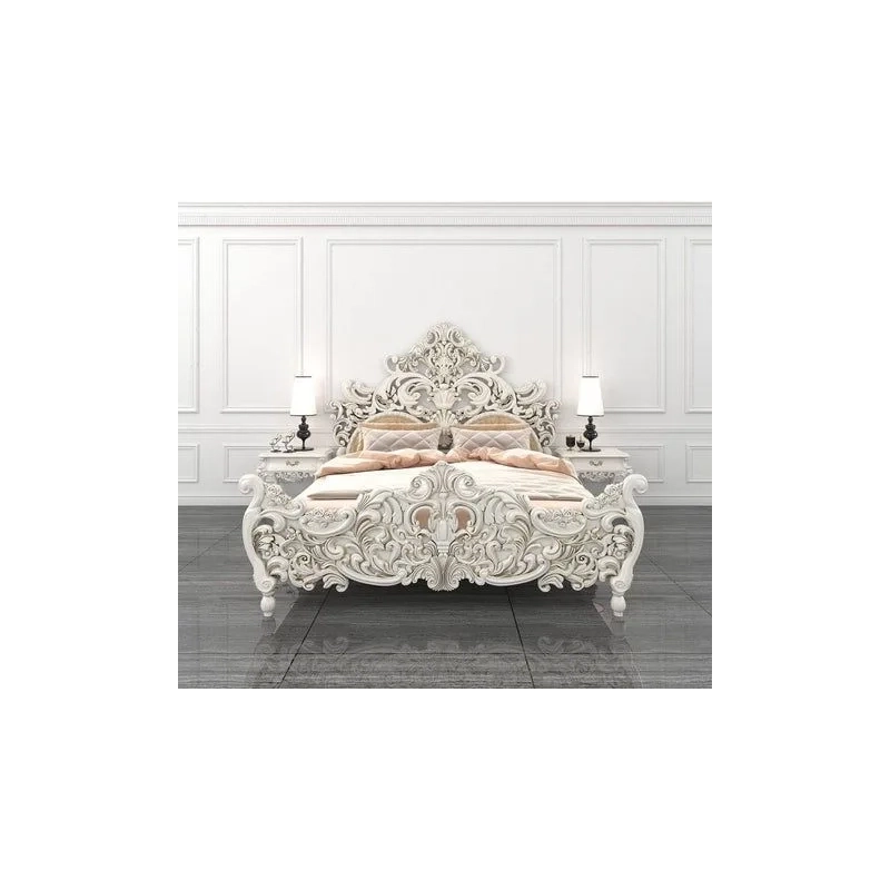Small classic bed Furniture White-Label Small classic bed Furniture White-Label