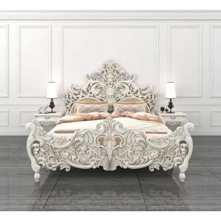 Small classic bed Furniture White-Label