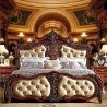 Rococo carved classic bed from Jepara Furniture Produce