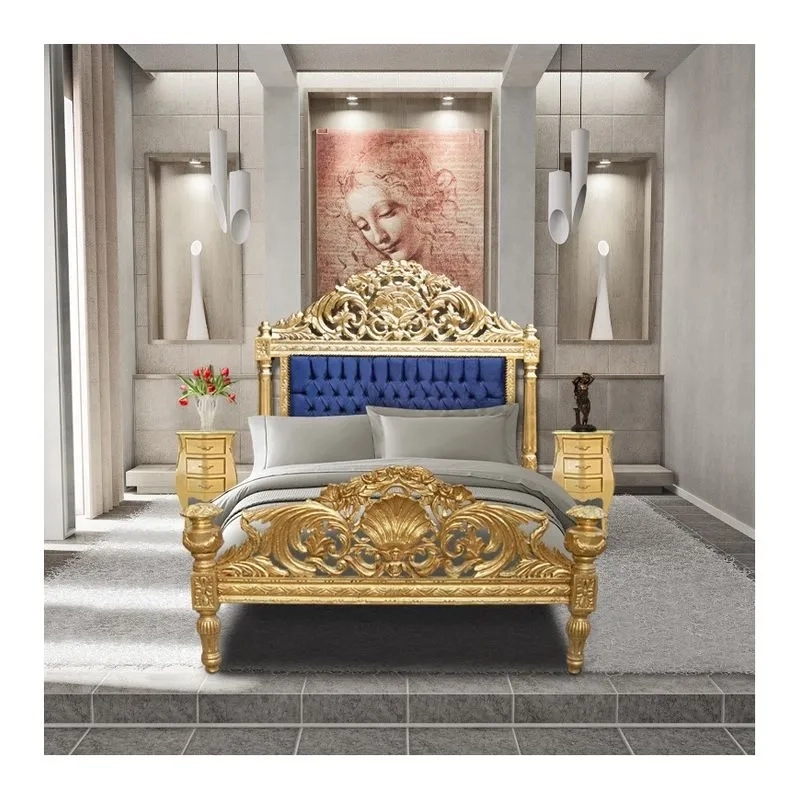 Minimalist wooden classic bed Furniture Exporter