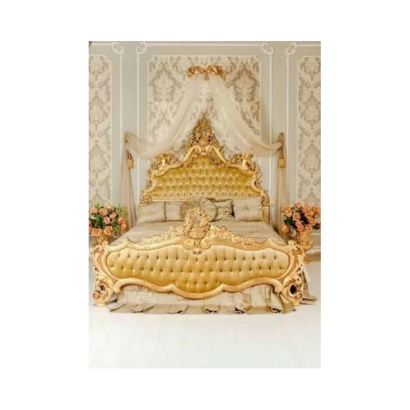 Baroque luxury classic bed designs Furniture White-Label