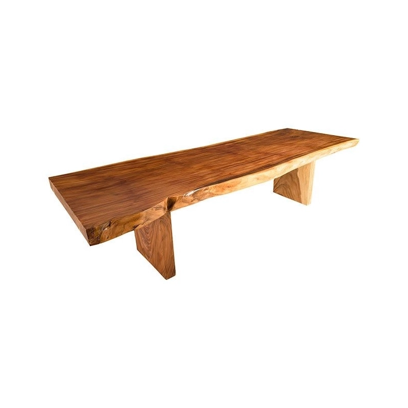 Suar Slab Dining Table 764 by Mulyoharjo Furniture Supplier Suar Slab Dining Table 764 by Mulyoharjo Furniture Supplier