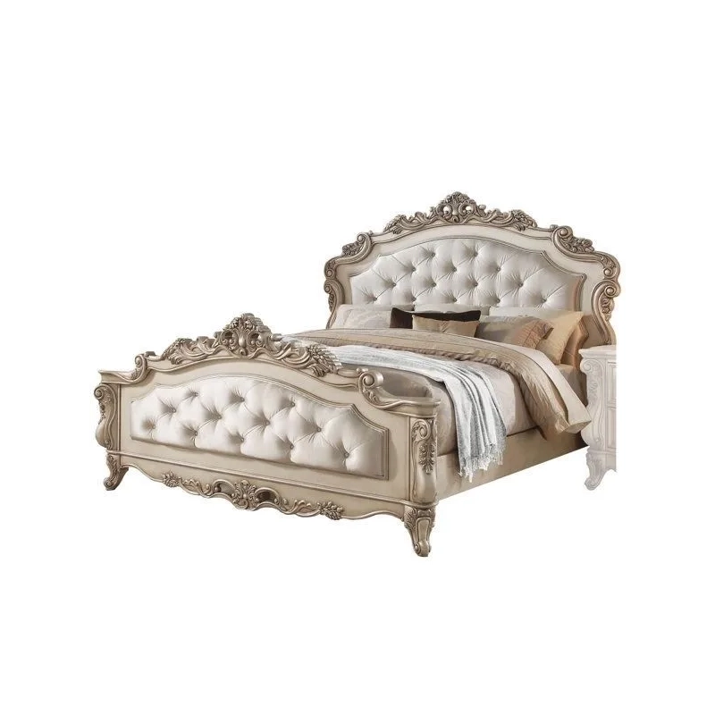 Elegant painted classic beds in Indonesia Furniture Exporter