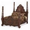 Luxury Rococo style classic bed Furniture White-Labeled