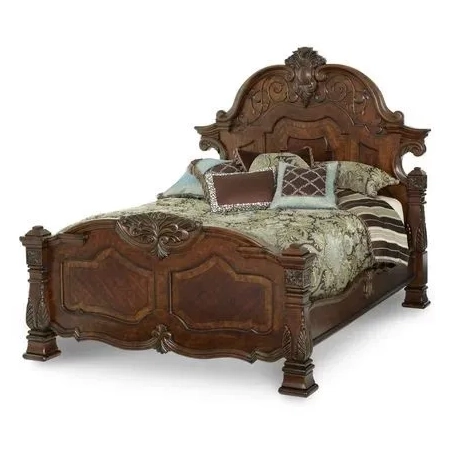 Baroque luxury classic bed designs Furniture White-Labeled