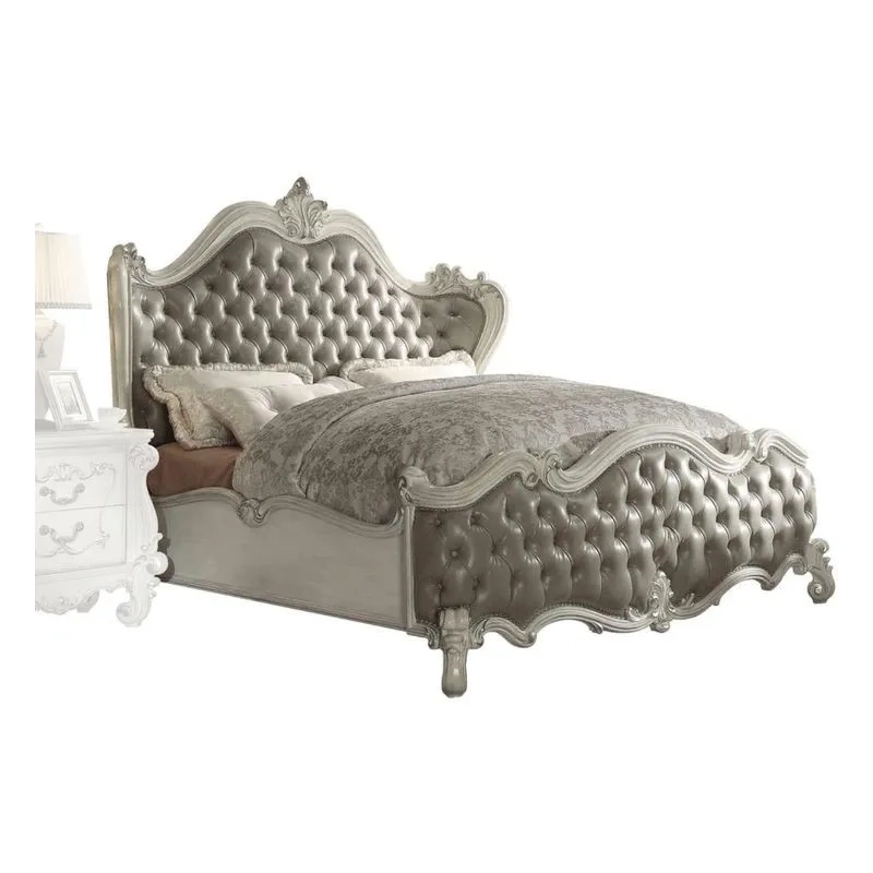 Minimalist wooden classic bed Furniture Produce