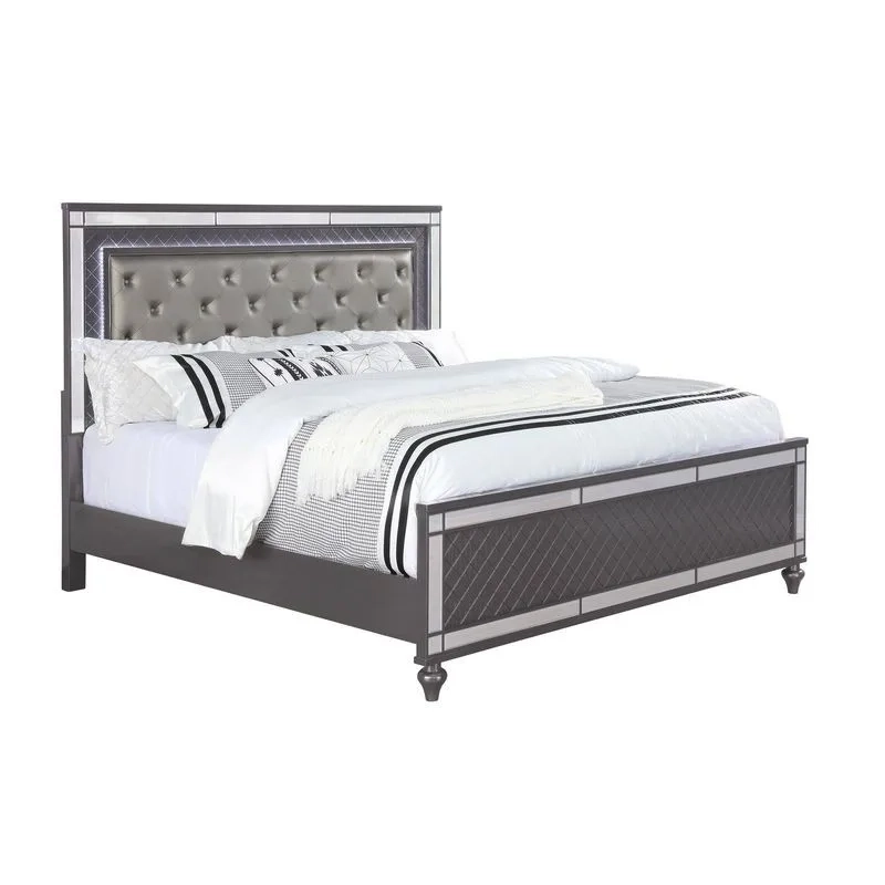 Luxury Rococo style classic bed Furniture Wholesaler