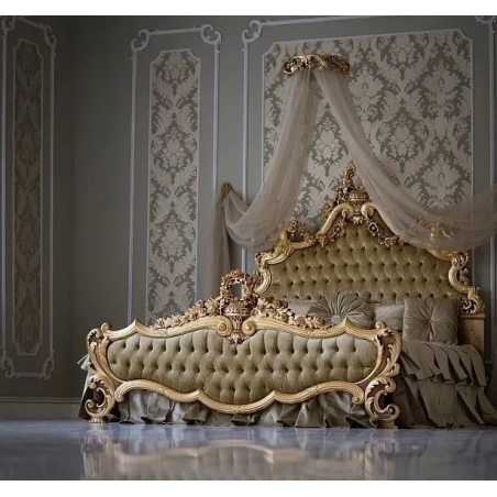 Rococo and Baroque classic beds Jepara designs Furniture Supplier