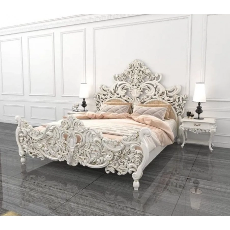 Painted classic bed Furniture Export