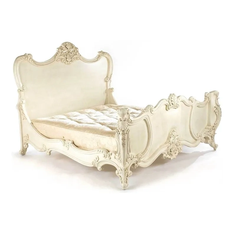 Handcrafted wooden classic beds from Jepara Furniture Central Java