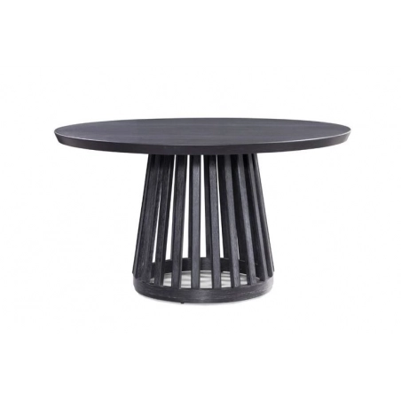 Mulyoharjo Modern Round Dining Table, Wood, Brown