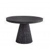 Mulyoharjo Mid-Century Modern Walnut Round Dining Table