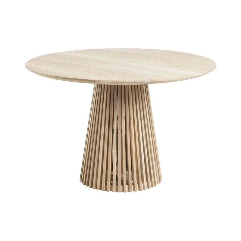 Mid-Century Modern Round Wood Dining Table Mid-Century Modern Round Wood Dining Table