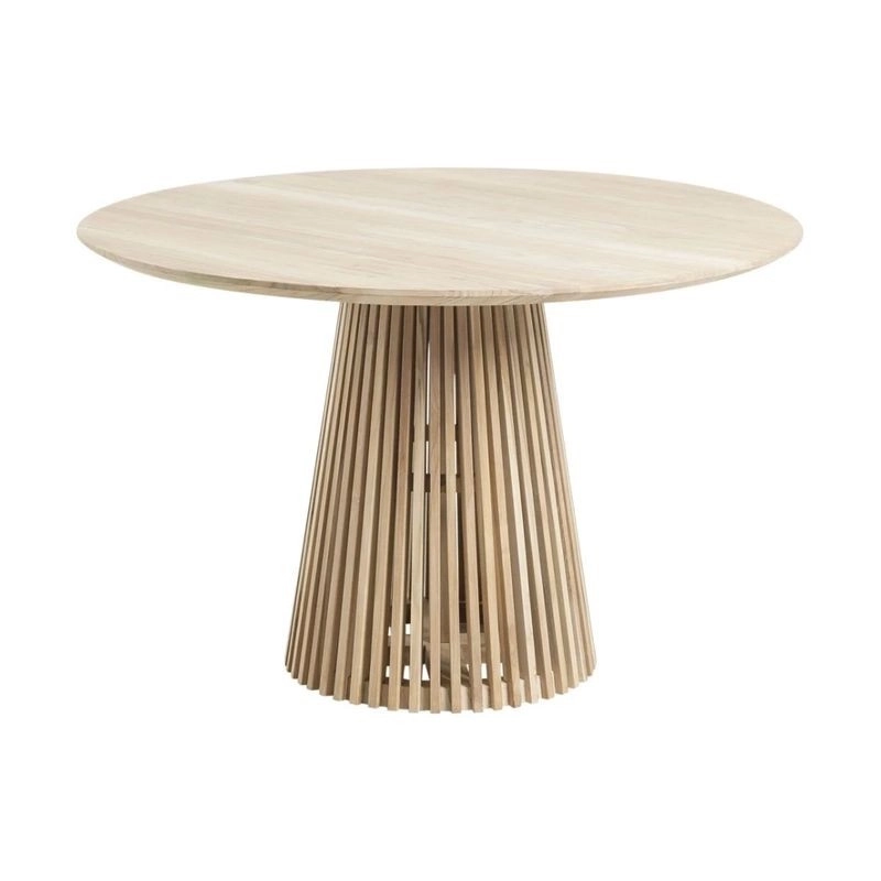 Mulyoharjo Round Wood Dining Table, Mid-Century Modern Design Mulyoharjo Round Wood Dining Table, Mid-Century Modern Design