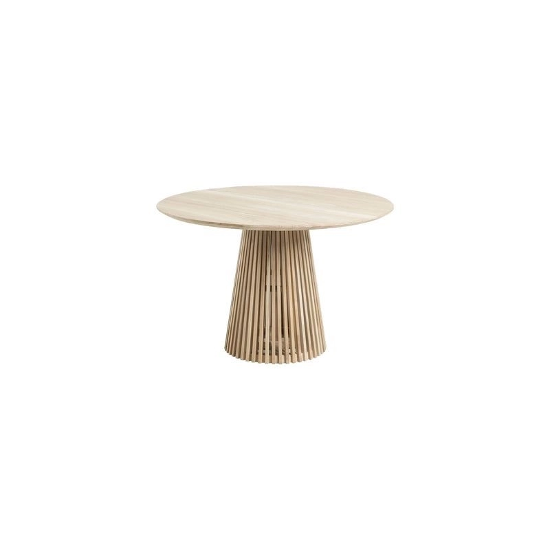 Mulyoharjo Modern Round Black Wood Dining Table Mulyoharjo Modern Round Black Wood Dining Table