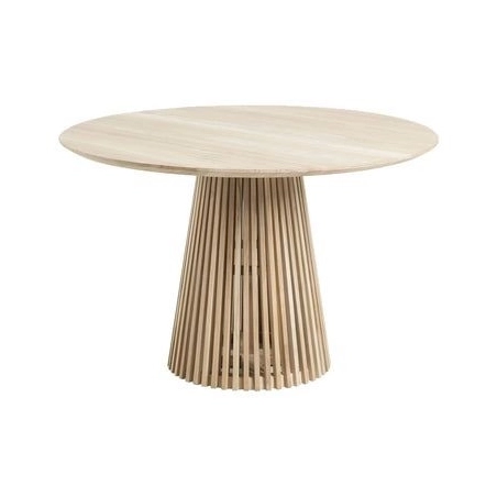 Mulyoharjo Modern Round Black Wood Dining Table