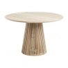 Mulyoharjo Modern Round Black Wood Dining Table