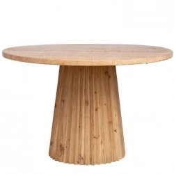 Mulyoharjo Mid-Century Modern Round Dining Table