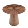 Mulyoharjo Mid-Century Modern Round Wooden Dining Table