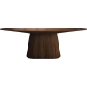 Mulyoharjo Mid-Century Modern Round Wooden Dining Table