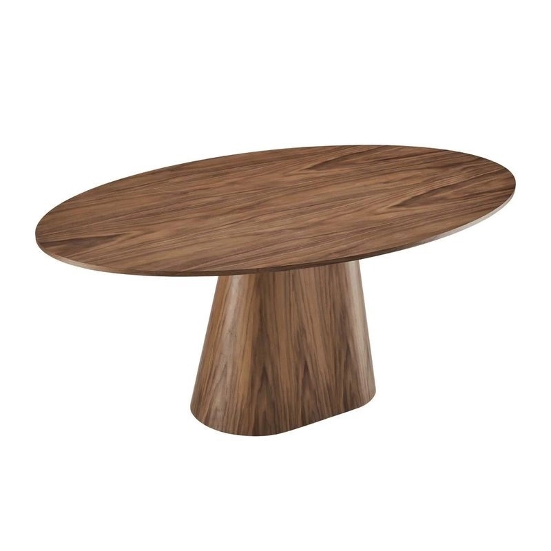 Mulyoharjo Mid-Century Modern Round Dining Table Wood Mulyoharjo Mid-Century Modern Round Dining Table Wood