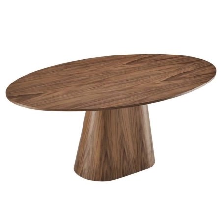 Mulyoharjo Mid-Century Modern Round Dining Table Wood