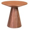 Mulyoharjo Modern Black Wood Round Dining Table
