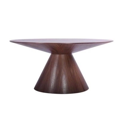 Modern Round Wooden Dining Table by Mulyoharjo