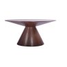 Modern Round Wooden Dining Table by Mulyoharjo