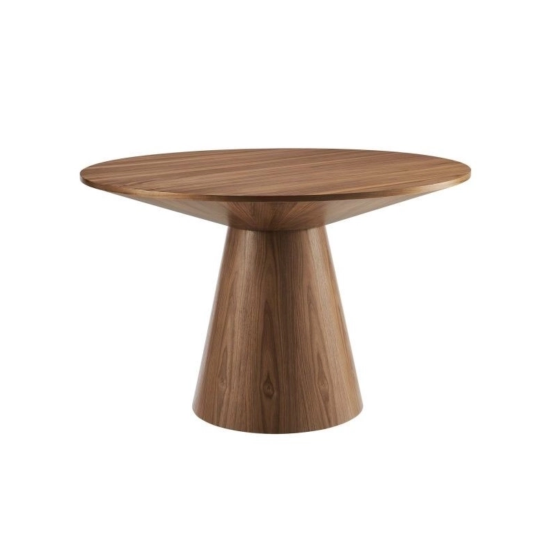 Mulyoharjo Mid-Century Modern Round Wooden Dining Table Mulyoharjo Mid-Century Modern Round Wooden Dining Table