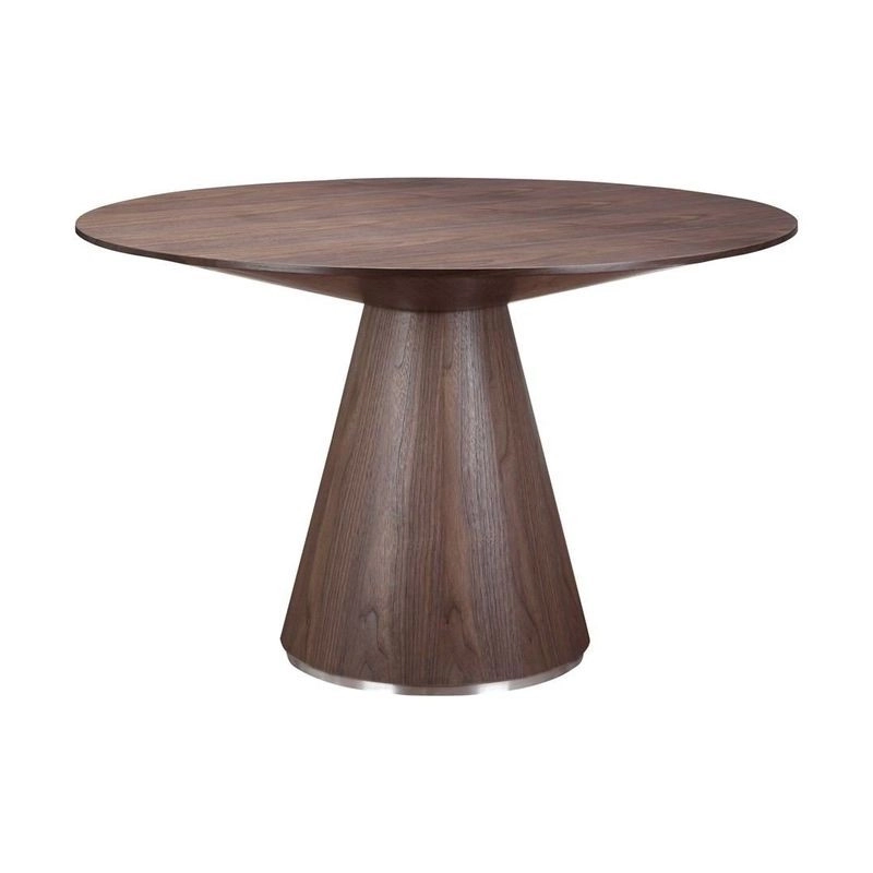 Mulyoharjo Mid-Century Modern Round Wood Dining Table Mulyoharjo Mid-Century Modern Round Wood Dining Table